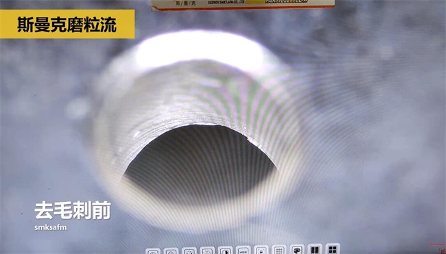 鋁合金<a href='http://m.fpqvrmfi.cn' target='_blank'><u>交叉孔去毛刺</u></a>，<a href='http://m.fpqvrmfi.cn' target='_blank'><u>流體拋光機(jī)</u></a>約20秒一個(gè)